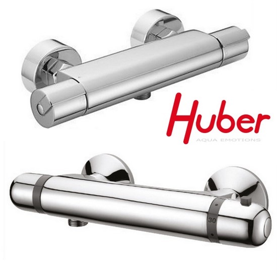 Miscelatori termostatici per doccia in due modelli marca Huber RB113