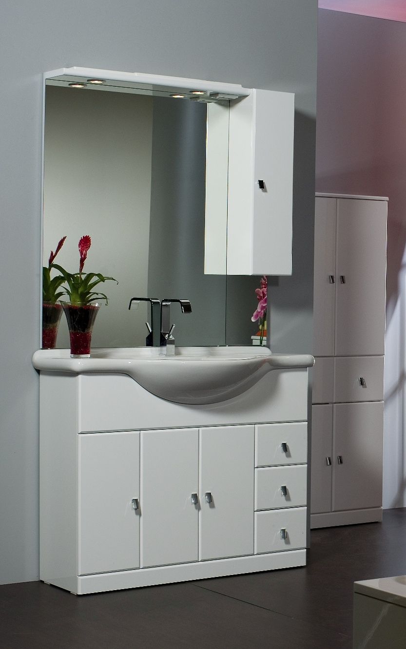 Mobile Bagno Cleo cm 105 bianco bh