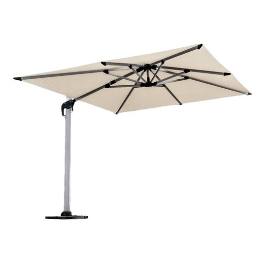 Gecheer Ombrellone,Parasole,a Sbalzo,con Palo,in Legno