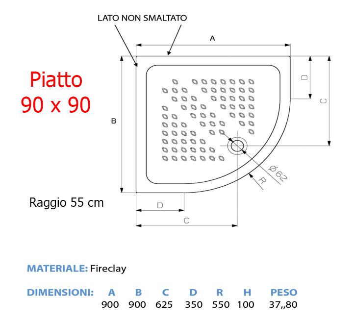Piatto Doccia Angolare Misure gruenerrucksackaufreisen