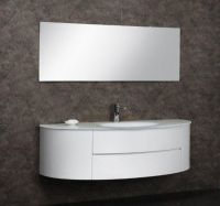 Arredo mobile Bagno Beta3 lavabo in cristallo bianco cm 160