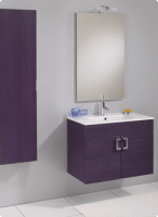 Arredo Corfù 74cm disp. 5 colori lavabo ceramica o cristallo