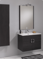 Arredo Corfù 74cm disp. 5 colori lavabo ceramica o cristallo