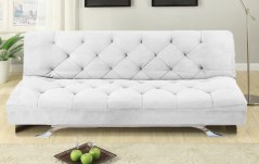 Divano letto matrimoniale in pelle FRANCINE - Egoitaliano