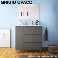 mobile-bagno-a-terra-libra-85cm-lavabo-dx-grigio-opaco