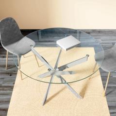 tavolo-circolare-120-cm-in-vetro-e-acciaio-cromato-2