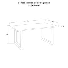 tavolo-da-pranzo-220x100-cm-in-legno-di-mango-con-gambe-a-u-scheda-tecnica