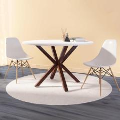 tavolo-rotondo-120-cm-in-legno-bianco-gambe-rovere-scuro