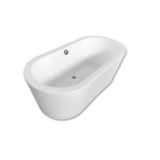 Vasca tradizionale da bagno stile moderno 170x80 bianca VS045