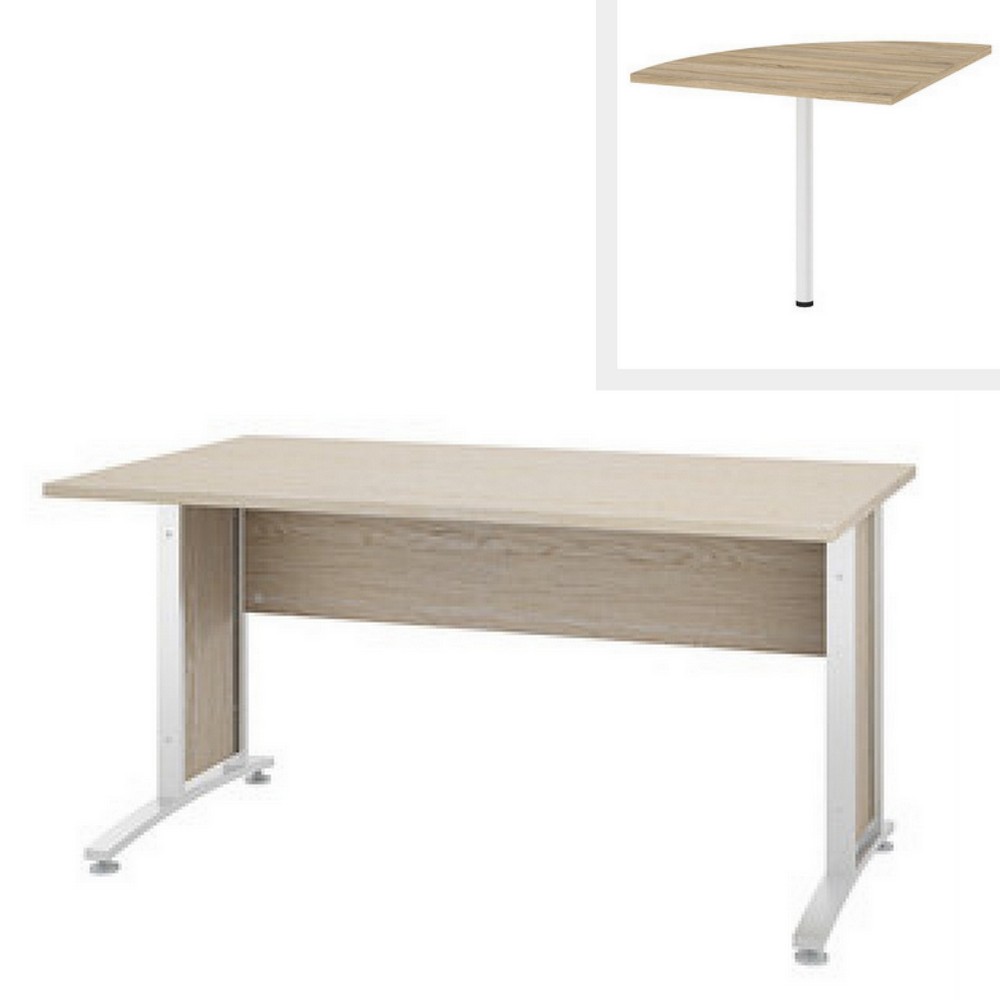 Scrivania da 120x80 o 150x80 cm disponibile anche con angolo TL041