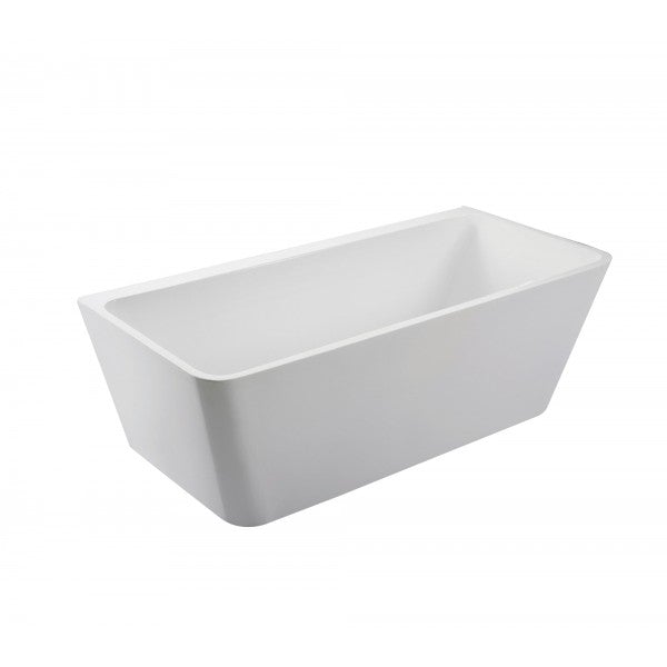 Vasca da bagno 170x75 cm freestanding rettangolare bianca VS165