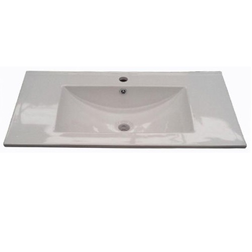 Lavabo per mobile Cosmo 81x46 cm in ceramica
